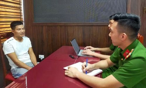 Đối tượng Nguyễn Công Hậu khai nhận tại Cơ quan điều tra.