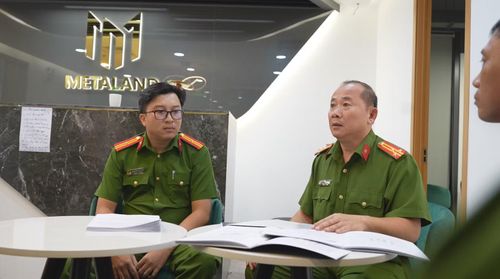 Cơ quan CSĐT Công an TP Hồ Chí Minh điều tra tại Công ty TNHH Đầu tư Phát triển Metaland.