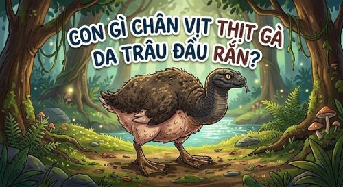 Con gì chân vịt thịt gà da trâu đầu rắn. (Ảnh minh họa)