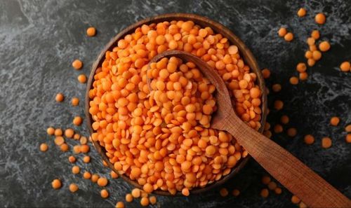 Khẩu phần đậu lăng giàu chất xơ hơn hạt chia.