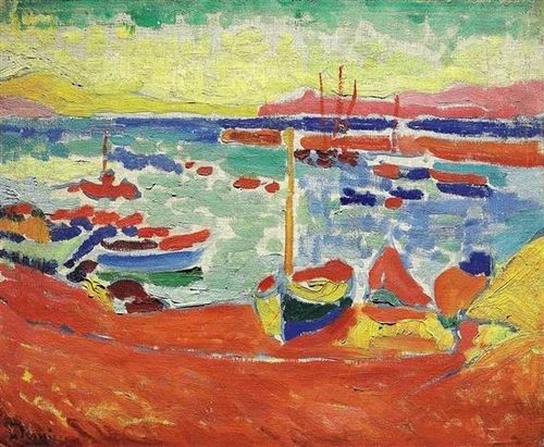  Bức tranh Những chiếc thuyền ở Collioure được họa sĩ André Derain vẽ năm 1905. Ảnh: mutualart. 