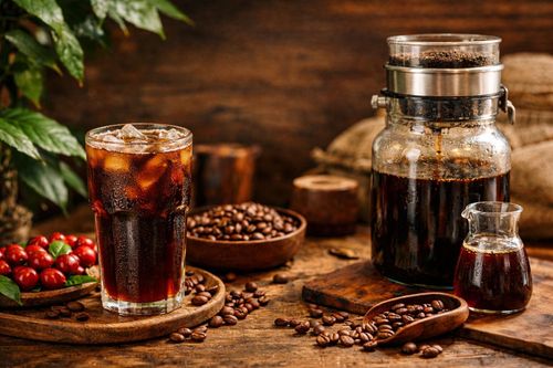 Nhiều người cho rằng cà phê ủ lạnh ít đắng và dễ uống hơn. Ảnh minh họa: K.C.