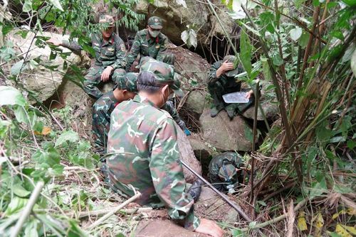 Khu vực phát hiện hài cốt liệt sĩ
