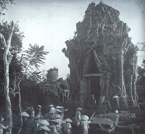 Ảnh chụp cuộc khai quật Đồng Dương năm 1902 của EFEO