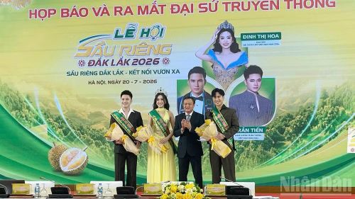 Các Đại sứ truyền thông của Lễ hội Sầu riêng Đắk Lắk năm 2026.