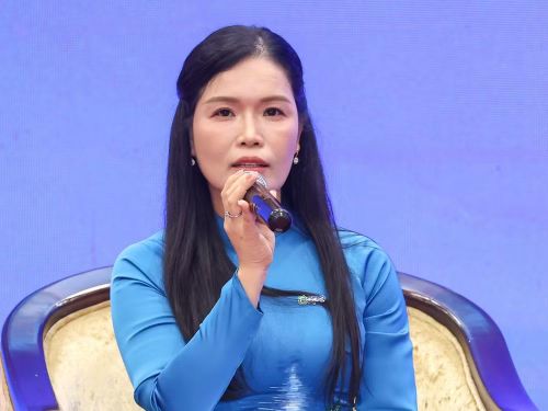 Bà Nguyễn Thị Minh Khuê, Phó Chủ tịch Hội đồng Quản trị kiêm Tổng Giám đốc Công ty Cổ phần Công nghệ Sapo.
