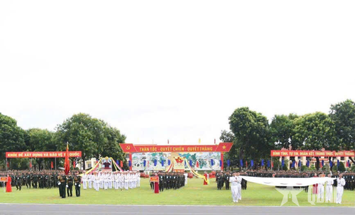 Quang cảnh hội thao.