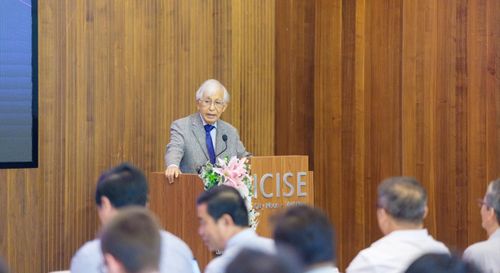  GS Trần Thanh Vân phát biểu tại sự kiện 