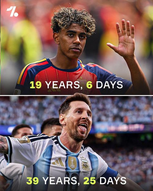 Messi và Yamal tạo nên dấu mốc lịch sử - Ảnh: One Football