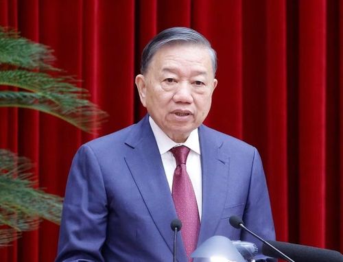 Tổng Bí thư, Chủ tịch nước Tô Lâm phát biểu khai mạc. Ảnh: TTXVN