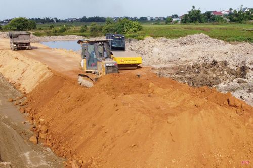 Dự án đường Xô Viết Nghệ Tĩnh kéo dài về phía Đông đang được đẩy nhanh tiến độ.