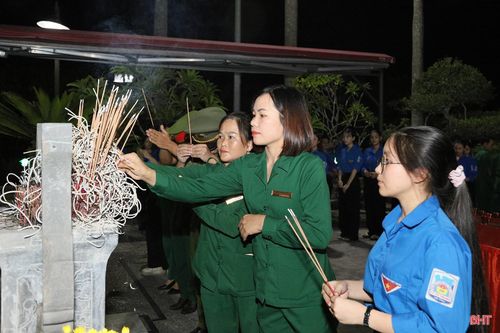 Trước anh linh của Anh hùng liệt sĩ Lý Tự Trọng, các đại biểu, tuổi trẻ Hà Tĩnh nguyện noi theo tinh thần, khí phách của người đoàn viên thanh niên cộng sản đầu tiên; hứa sẽ phát huy sức trẻ, đoàn kết, sáng tạo, phấn đấu xây dựng quê hương, đất nước ngày càng giàu mạnh.