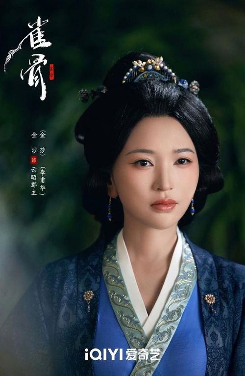 Kim Sa vai Lý Phủ Hoa (Vân Chiêu quận chúa). Ảnh: Weibo 