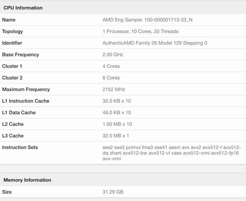 Chi tiết thêm về danh sách Geekbench 6 của chip Medusa Point.