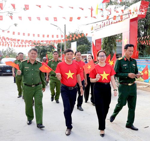 Lãnh đạo xã Phước Hà trong ngày bầu cử đại biểu Quốc hội khóa XVI và đại biểu HĐND các cấp nhiệm kỳ 2026 - 2031.