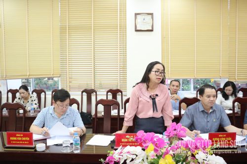 Đại biểu phát biểu tại kỳ họp
