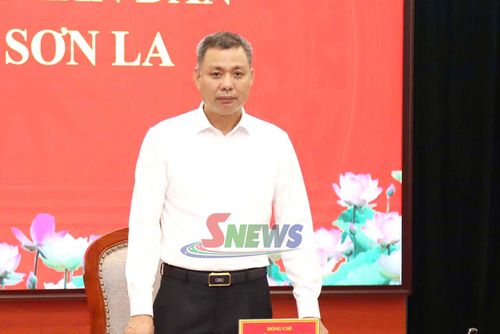 Đồng chí Nguyễn Thành Công, Phó Chủ tịch UBND tỉnh phát biểu tại cuộc làm việc.
