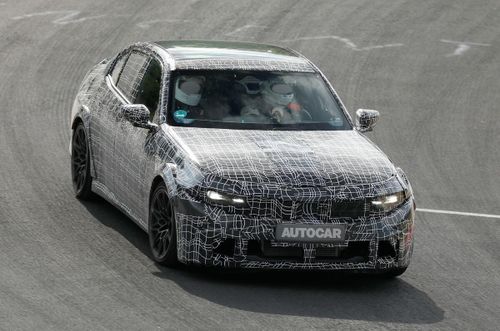 BMW M3 thế hệ mới chạy thử tại Nürburgring. Ảnh: Autocar