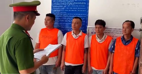 Công bố lệnh giữ người trong trường hợp khẩn cấp đối với Phan Trường Thạch, Trương Thành Tâm, Đỗ Quang Minh và Phạm Anh Tuấn.