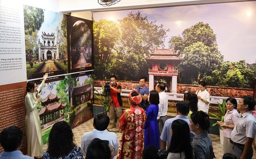 Triển lãm nhằm tăng cường sự kết nối giữa hệ thống các di tích Nho học trên cả nước; thúc đẩy hợp tác trong nghiên cứu, bảo tồn và phát huy giá trị di sản. Nguồn: Cổng TTĐT Sở Văn hóa và Thể thao Hà Nội