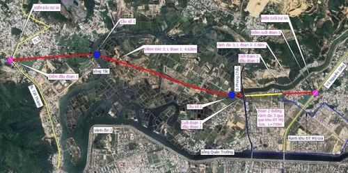 Hướng tuyến Dự án đường Vành đai 3.