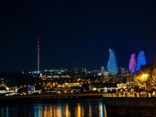 Flame Towers - biểu tượng của một Baku hiện đại, nơi lịch sử dầu mỏ và khát vọng về tương lai năng lượng cùng song hành.