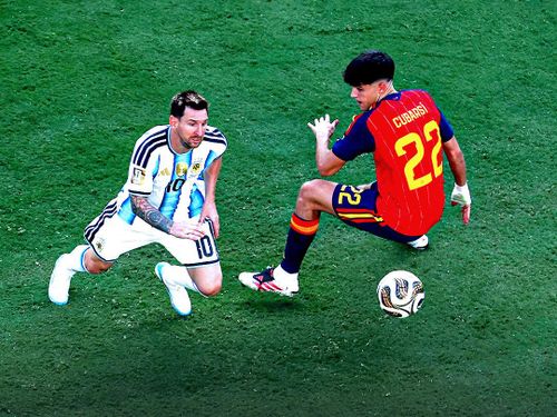Messi là bài học về tinh thần chiến đấu. Ảnh: AFA