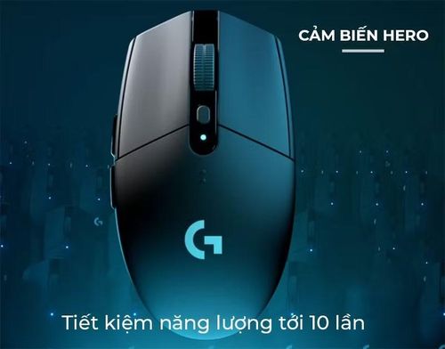 Mẫu G304 nhấn mạnh cảm biến HERO, phù hợp với lập luận rằng trải nghiệm ổn định vẫn quan trọng hơn việc chạy theo 8.000Hz với nhiều người chơi.
