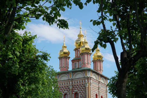 Nhà thờ tại thành phố Sergiev Posad.