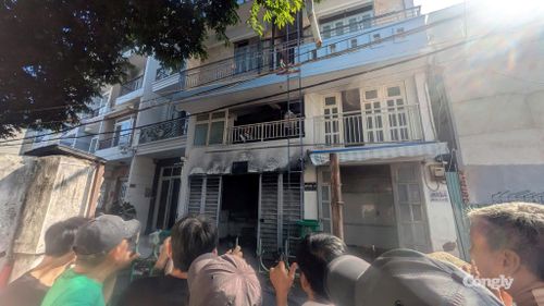Hiện trường vụ cháy.