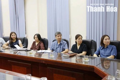 Các đại biểu dự hội thảo tại điểm cầu Thanh Hóa.