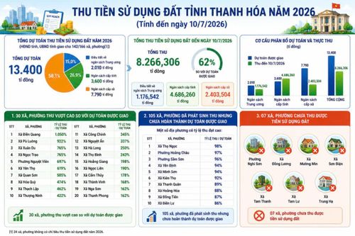 Tổng hợp số liệu từ Báo cáo của Sở Tài chính Thanh Hóa. Ảnh: Thiên Anh.