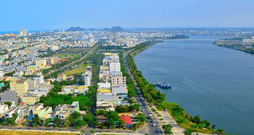 Vị trí triển khai Tổ hợp phục vụ Lễ hội pháo hoa quốc tế Đà Nẵng tại phường Ngũ Hành Sơn.