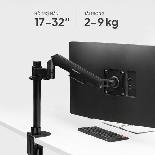 Hỗ trợ màn 17 – 32 inch, tải trọng 2 – 9kg