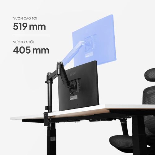 Vươn cao tối đa 519mm, vươn xa tối đa 405mm