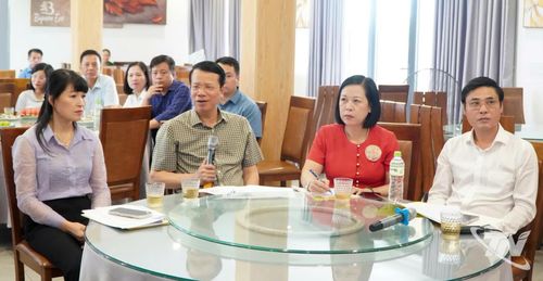 Đồng chí Phó Chủ tịch UBND tỉnh phát biểu tại buổi khảo sát.