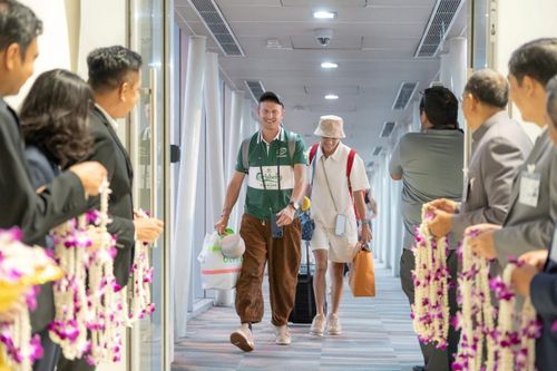 Du khách quốc tế tới Thái Lan. Ảnh: Facebook/@AOT Official (tài khoản Facebook của Công ty Cổ phần Sân bay Thái Lan)