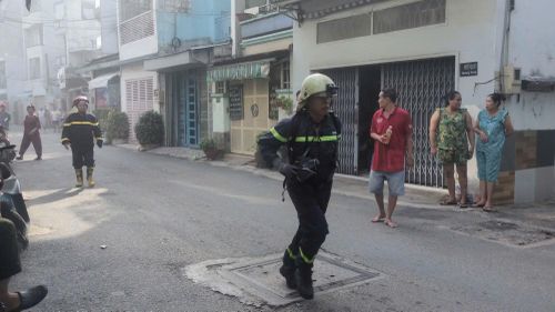 Đám cháy nhanh chóng được khống chế.