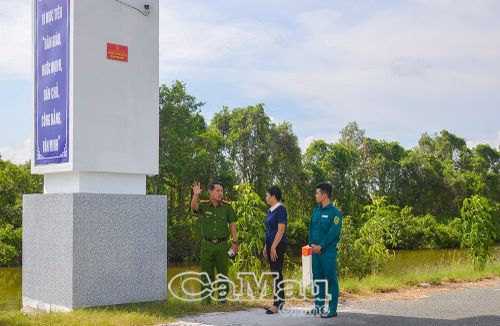 Mô hình ANTT xã hội thông minh của Công an xã Tân Hưng.