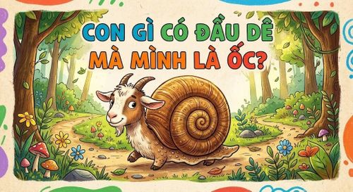 Con gì có đầu dê mà mình là ốc? (Ảnh minh họa)