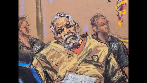 Trùm băng đảng Sinaloa "El Mayo" nhận án tù chung thân tại Mỹ. Ảnh chụp từ video của Reuters