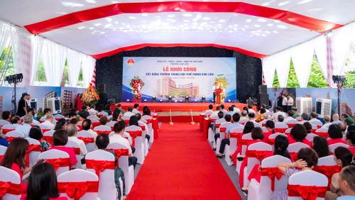 Quang cảnh lễ khởi công. Ảnh: KL