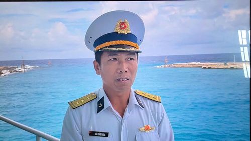 Thượng tá Đào Hồng Thắng, Phó Chủ nhiệm Hậu cần - Kỹ thuật Vùng 4 Hải quân đánh giá cao công tác của Đoàn.