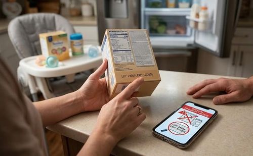 Bao bì, mã lô và hạn sử dụng giúp gia đình xác định chính xác sản phẩm có thuộc diện thu hồi hay không