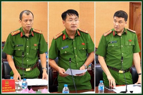 Đại diện các đơn vị thuộc diện kiểm tra thảo luận tại hội nghị
