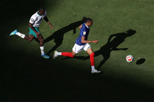 Olise có màn trình diễn ấn tượng ở World Cup 2026. Ảnh: AP 