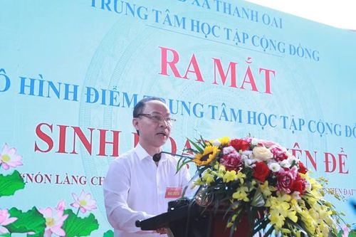 Ông Nguyễn Quang Tuấn nhấn mạnh ý nghĩa của buổi lễ. Ảnh: Đình Tuệ.