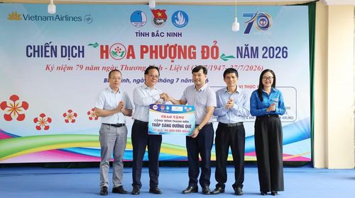 Trao tặng công trình "Thắp sáng đường quê".