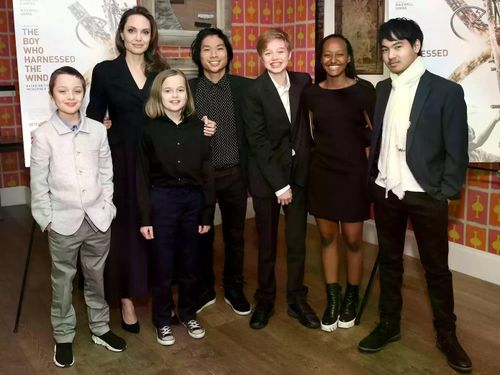 Angelina một mình nuôi 6 con trong 10 năm qua. Ảnh: Getty Images
