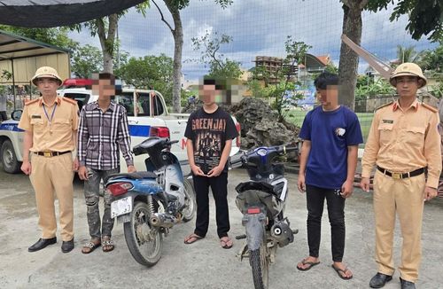 Nhóm thanh niên vi phạm giao thông bị triệu tập, xử lý hành chính.